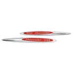 Trim Parts 9050 Fender Emblem For 57 Chevy Truck 3100. Fixed Price $293.52.