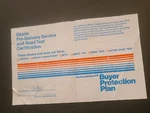 American Motors Corporation Amc Dealership Plastic Document Envelope. Fixed Price $16.00.
