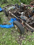Willys Jeep Frame CJ3B. Fixed Price $900.00.