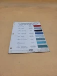 1962 Dupont Chrysler Dodge Dart Truck Plymouth Valiant Paint Chip Bulletin Book. Fixed Price $11.70.