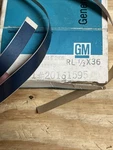 1980 Nos Chevy Corvette Buick Regal Blue Metallic Door Handle Tape Gm 20161595. Fixed Price $99.99.