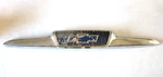 1958 Chevrolet Apache, Truck Hood Bowtie Emblem Ornament, Oem, Part# 3743547. Fixed Price $150.00.