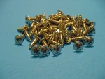 50 #8 X 7/16'' Chrome Wheel Well Molding Screws Self Tapping Fits Ford Nos. Fixed Price $18.14.
