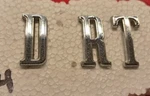 1967 1968 Dodge Dart Quarter Panel Emblems Oem #2784578 2784579 2784580 2784581A. Fixed Price $21.75.