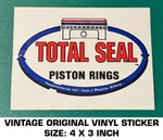 Total Seal Piston Rings Vintage Original Decal Sticker-engine-racing-performance. Fixed Price $7.19.