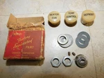 Nos Oem Mopar Plymouth 1189497 Heater Temp Defrost Control Knob Set 1946-1948. Fixed Price $59.99.