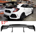 For Honda Civic Hatchback Sport 57 Rear Spoiler Wing Adjustable Gt-style Glossy. Fixed Price $169.19.
