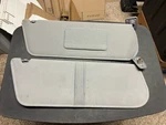 1987-1996 Ford F-150 F-250 F-350 Bronco Sun Visor Shade Set Pair Lh Rh Oem Cloth. Fixed Price $80.00.
