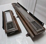 Mint 88-89 Ltd Ford Crown Victoria Dash Trim Bezel Gray Wood Grain Full Set. Fixed Price $120.00.