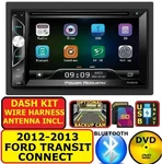 2012-2013 Ford Transit Connect Bluetooth Dvd Cd Usb Aux Sd Car Radio Stereo Pkg. Fixed Price $199.99.