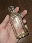 19TH Century Singer Machine Co Glass Oil Bottle Very Old. Fixed Price $17.95.