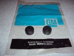 Obsolete Gm Nos 3792828 Chevrolet Buick Oldsmobile Pontiac Hood Bumpers Two Pcs.. Fixed Price $45.00.