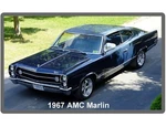 1967 Amc Marlin Auto Refrigerator / Tool Box Magnet. Fixed Price $8.00.