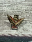 Vtg V8 Oem Ford Thunderbird BN-7004407-B Rare 1950S Glove Box Emblem Badge. Fixed Price $35.00.