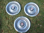 Nice Used Set 3 Mopar 1967-8 Dodge Polara, Monaco 14' Wheelcovers, Hub Caps. Fixed Price $90.00.