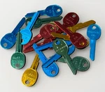 Cole National Vintage Uncut Blank B51 D Key Aluminum/brass Locksmith Usa. Fixed Price $9.95.