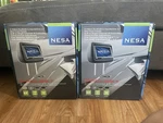 Lot Of 2 Nesa NPM-881 8.8" Wide Universal Headrest Monitors Gray Grey Free Ship. Fixed Price $169.99.