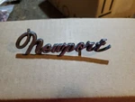 Mopar Chrysler Newport Emblem Good Condition #2839349. Fixed Price $30.00.