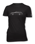 Volvo 1800ES Station Wagon T-shirt Women Side View Black Small. Fixed Price $21.51.