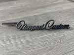 Newport Custom Script Emblem With Pins 3506525 94200-1. Fixed Price $16.99.