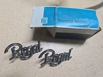 Nos Gm 78 79 80 81 82 83 Buick Regal Quarter Panel Emblem Ornament 20099201 Pair. Fixed Price $118.97.