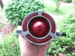1960 Pontiac Tail Light Guide R2-60 **broken Half Bezel**. Fixed Price $99.99.
