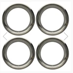 15" Trim Rings With Stepped Edge For Pontiac Rally Ii Wheels. Fixed Price $197.50.