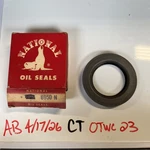 National Oil Seals 6950N Front Wheel Select Buick Models 1957-60 Nos. Fixed Price $10.00.