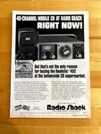 1977 Print Radio Shack Realistic Cb 40 Channel TRC-452. Fixed Price $8.99.