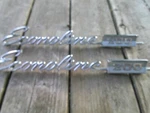 1968 1974 Ford Econoline 200 Door Emblems / Name Plates Original Fomoco Pair. Fixed Price $97.00.