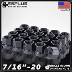 Chevrolet Open-end Lug Nut 7/16-20 Black Fit Camaro/corvette/blazer/corvair. Fixed Price $15.99.