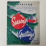Vintage American Motorcycling Harley Indian Magazine (dec 1950). Fixed Price $15.99.