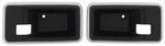 1975-82 Gm Inner Door Handle Escutcheons Black Pair Various Models. Fixed Price $41.68.