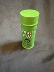 Vintage Doan Pills Tin Green Embossed Lid 85 Count Backache Medicine Can 1950S. Fixed Price $12.88.