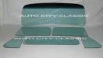 Glass 1951 1952 Ford Pickup Truck Windshield Vent Door Back Green Windows. Fixed Price $299.00.