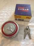 Vintage Stant G-90A Chrome Locking Fuel Tank Cap 2 Keys Chevy Dodge Ford Usa. Fixed Price $50.00.