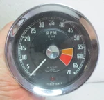 Mg Jaeger Tachometer Gauge Rn 2350/01 Rpm X100. Fixed Price $55.00.