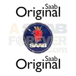 Saab 9-3 Hood Emblem Badge Genuine Oem 5289871 New Nos Discontinued 2001 2003. Fixed Price $499.99.