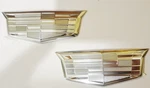 Cadillac Crest Front Fender Emblems "pair" Genuine Gm. Fixed Price $119.99.