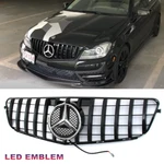 Front Grille For Mercedes Benz W204 C250 C350 C300 W/led Star 2008-2014. Fixed Price $80.99.