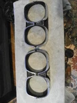 Oem 1966 Amc Rambler Classic Rebel Headlight Bezel Set Right And Left Nos. Fixed Price $150.00.