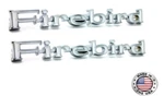 Front Fender Emblem Set For 1967-1969 Pontiac Firebird Made In The Usa. Fixed Price $87.98.