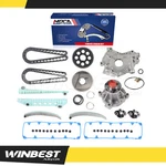 Fit 2009 Ford F-150 4.6L V8 Timing Chain Kit Water Pump Oil Valve Cover. Fixed Price $140.50.