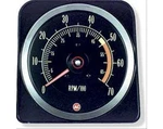 Oer 6469381 Tachometer, Black Face, Green Numbers, Orange Pointer, Chevy, Each. Fixed Price $189.99.