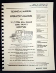 Cargo Truck M44A2 M36A2 M35A2C M49A2C M50A3 M109A3 M185A3 Op Manual. Fixed Price $23.99.