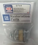 1955 - 1964 Chevy Corvette Ac GF48 Fuel Filter Glass Bowl Assembly Usa Made. Fixed Price $47.00.