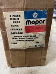 Mopar Nos Rear Radio Speaker Pkg 69-73 P.d.c.. Fixed Price $289.50.