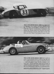 Bmc British Motor Corp 1960 Austin Healey 3000 Race Car & Convertible Ad. Fixed Price $9.99.