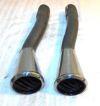 1965 1966 Mustang Gt Fastback Coupe Convertible New L+r Dual Exhaust Trumpets. Fixed Price $79.00.