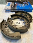 081-2131 Beck Arnley Bonded Brake Shoes (535) 1981-1985 Mazda RX7. Fixed Price $9.99.